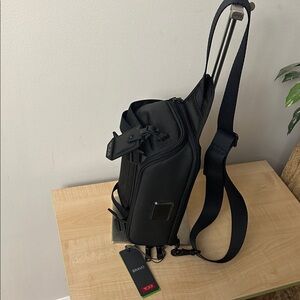Tumi Black Alpha Bravo Platoon Sling
